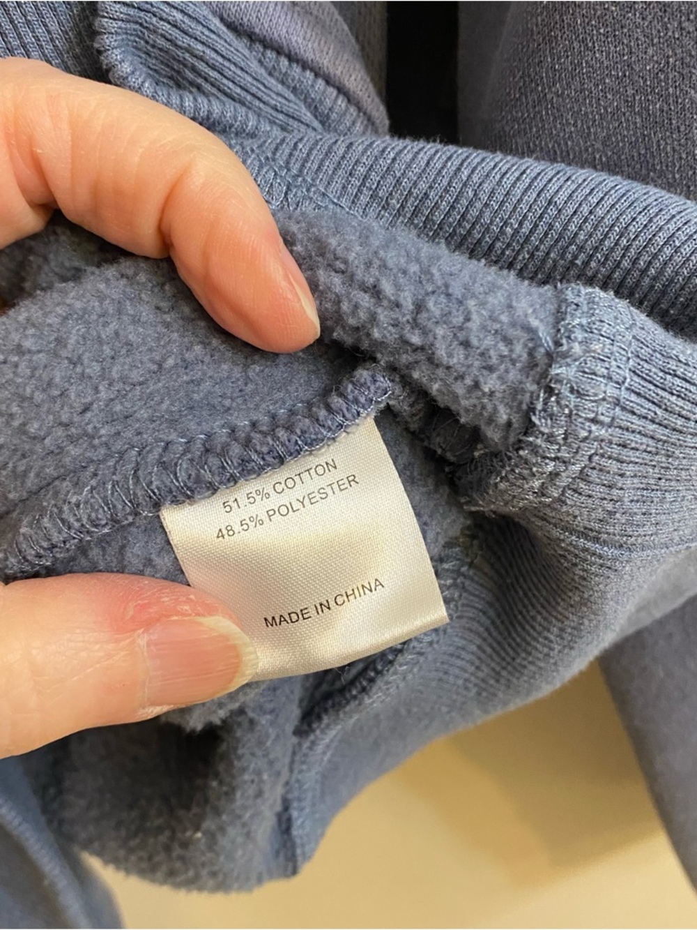 White Fox Vol.3 Women's Oversized Pullover Hoodie Size S/M Ocean Blue/White - Picture 13 of 16